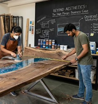 Beyond Aesthetics: The High-Margin Business Case for Artisanal Wood & Epoxy Fusion Decor