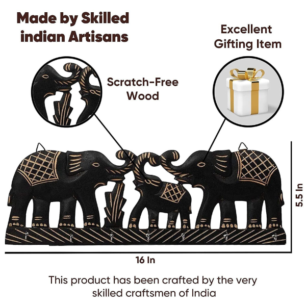 Elephant Design Key Hanger Image