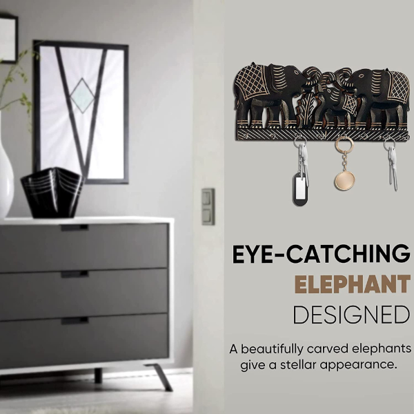 Elephant Design Key Hanger Image